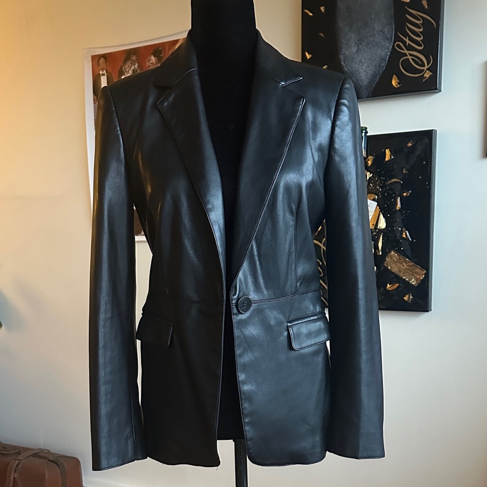 Dynamite Black Leather Jacket